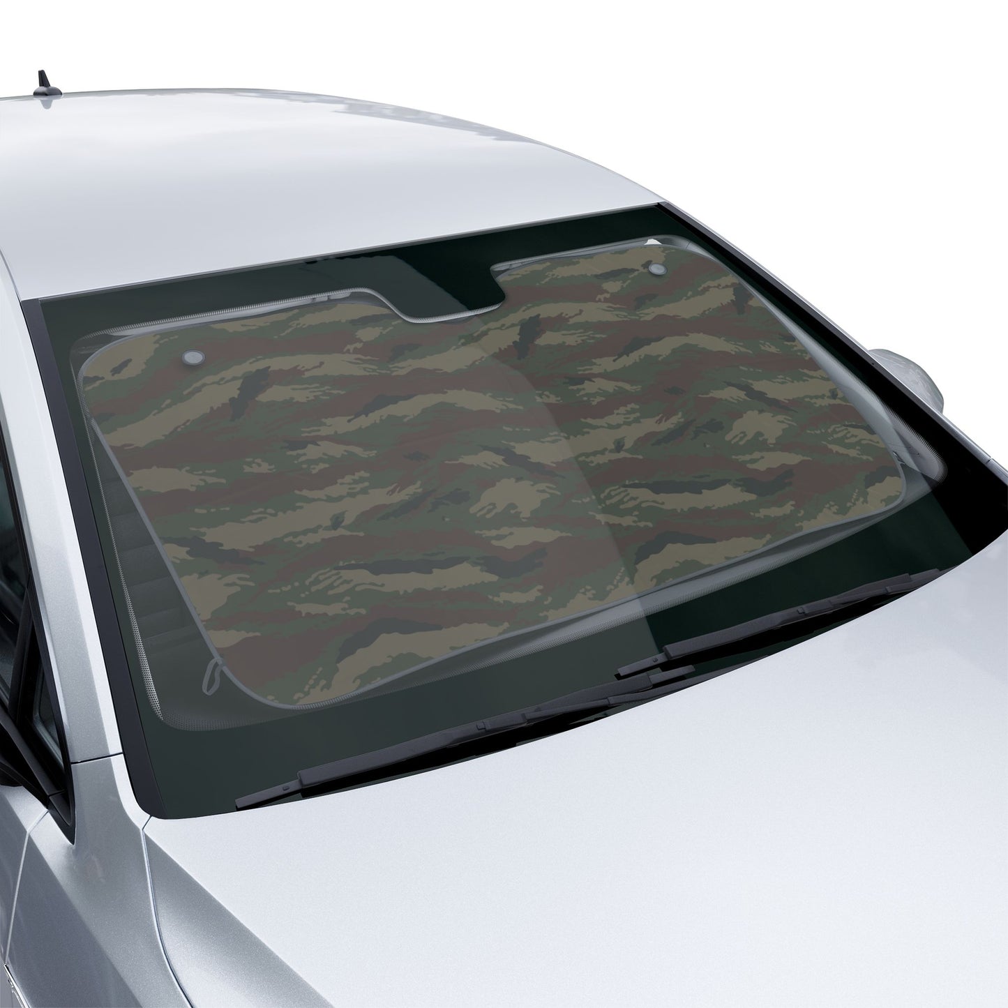 Kamysh Woodland Camo Windshield Sun Shade