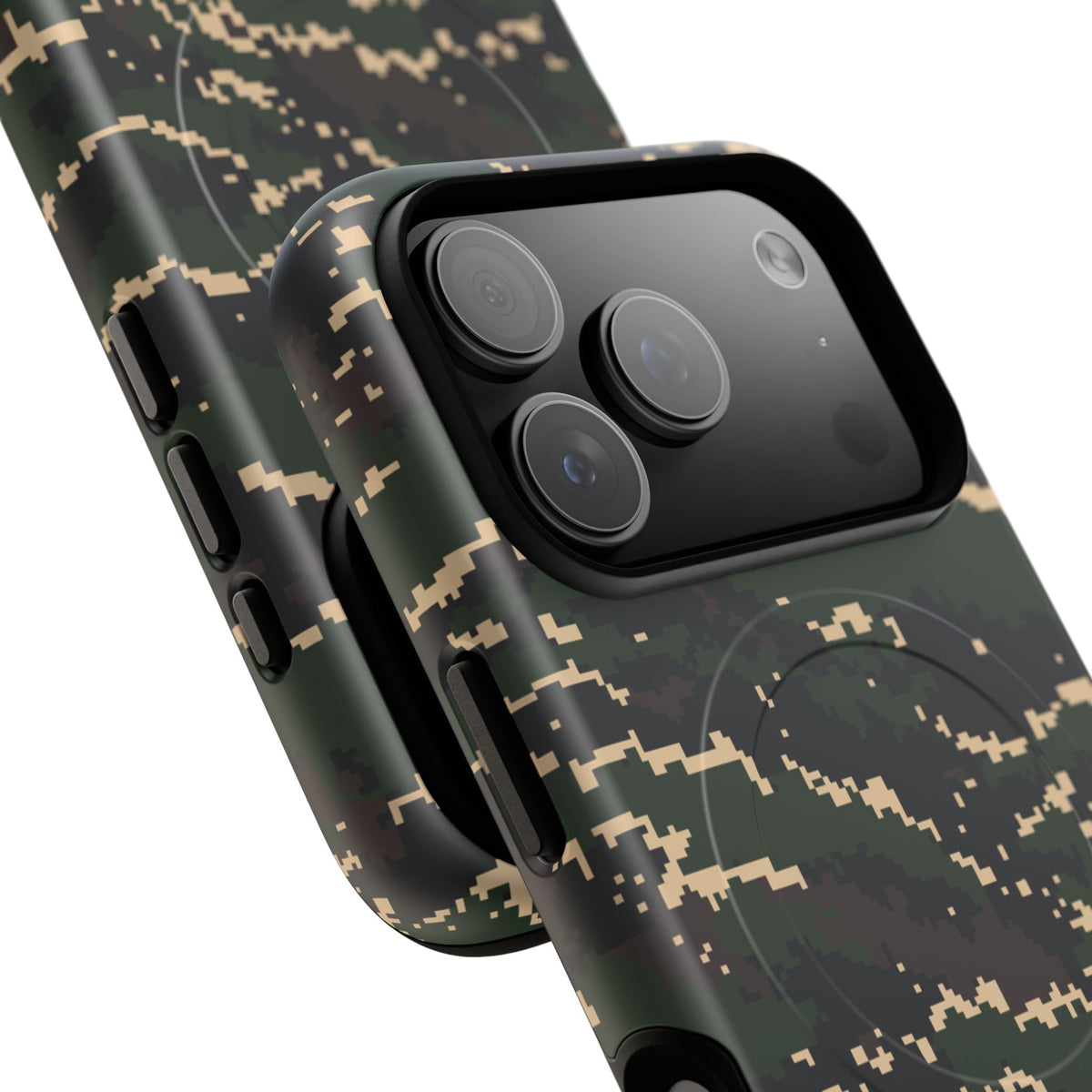 Digital Tiger Stripe Camo MagSafe iPhone 18 Pro Field Case
