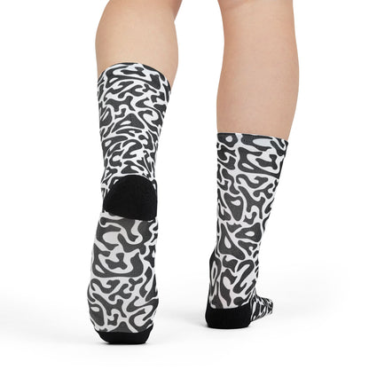 KMA Bacteria Camouflage Crew Socks - Concealing Coloration