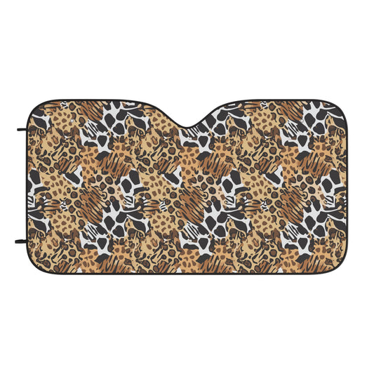 Animals Camo Windshield Sun Shade