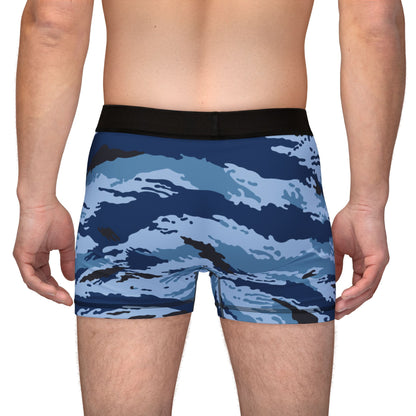 Kamysh Blue Camo Boxer Briefs _ Concealing Coloration