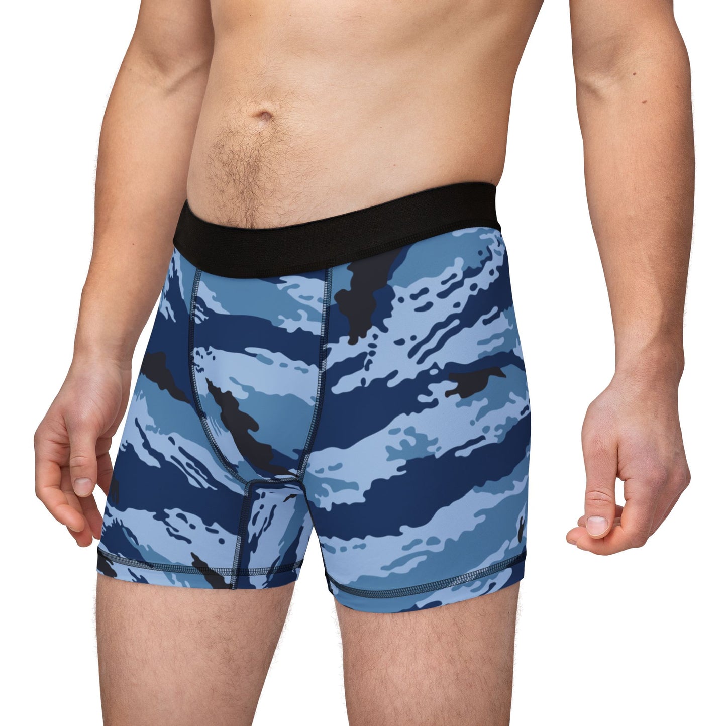 Kamysh Blue Camo Boxer Briefs _ Concealing Coloration