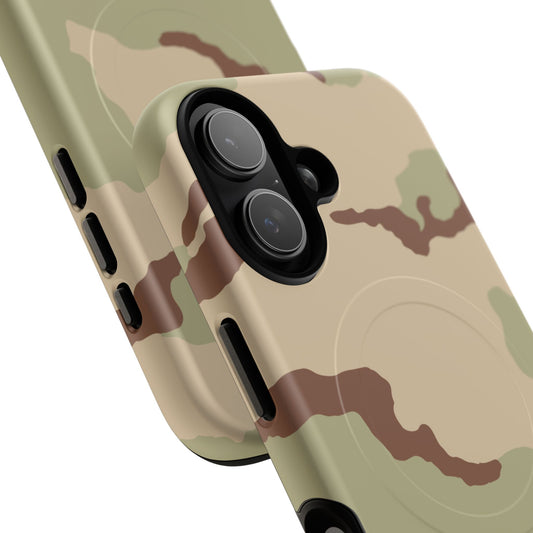 Three-Color Desert Camo MagSafe iPhone 17 Field Case