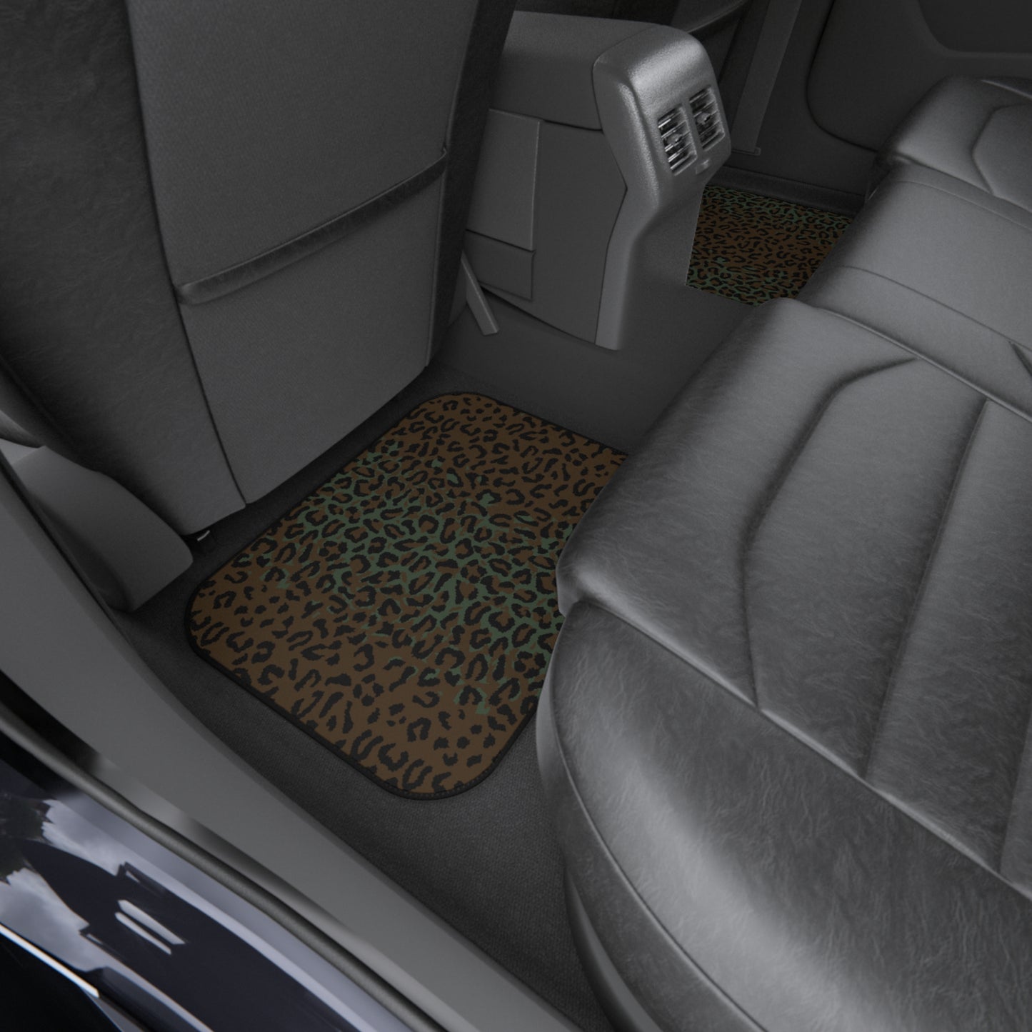 Leopard Spot Camo All-Weather Car Mats (Set of 4)