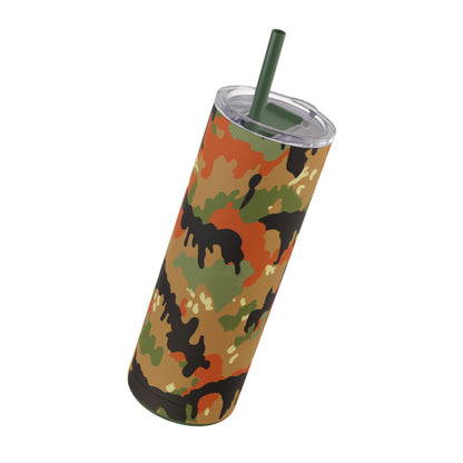 Leibermuster Camo Skinny 20oz Tumbler with Straw.