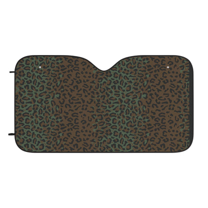 Leopard Spot Camo Windshield Sun Shade