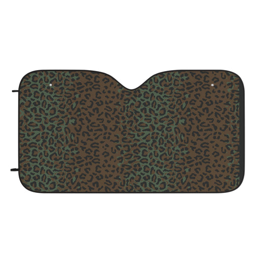 Leopard Spot Camo Windshield Sun Shade