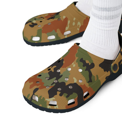 Leibermuster Camouflage EVA Clogs - Black Outsole