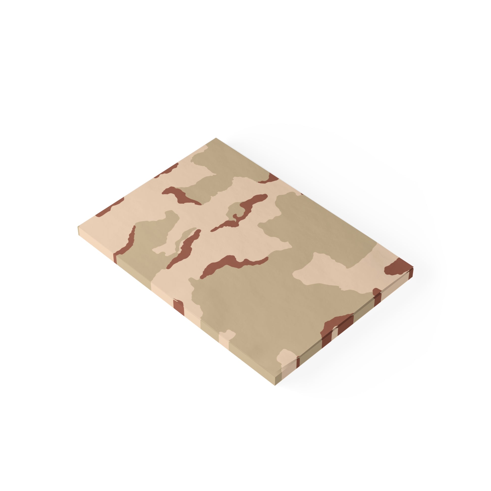 Three-Color Desert Camo Post-it Notepad _ Concealing Coloration