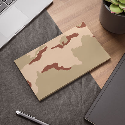 Three-Color Desert Camo Post-it Notepad _ Concealing Coloration