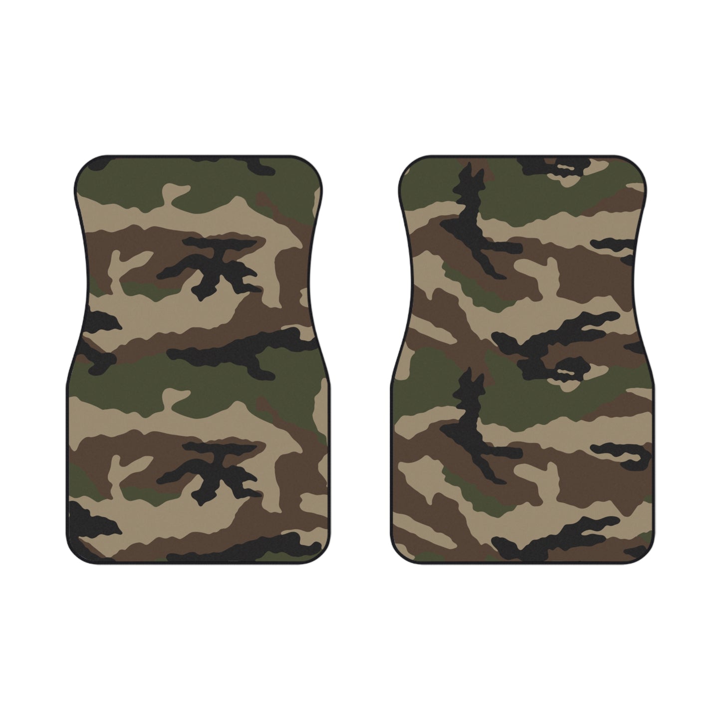 Centre-Europe Camo Front Seat Car Mats (Set of 2).