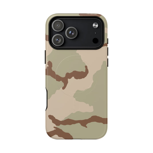 Three-Color Desert Camo MagSafe iPhone 17 Pro Max Field Case