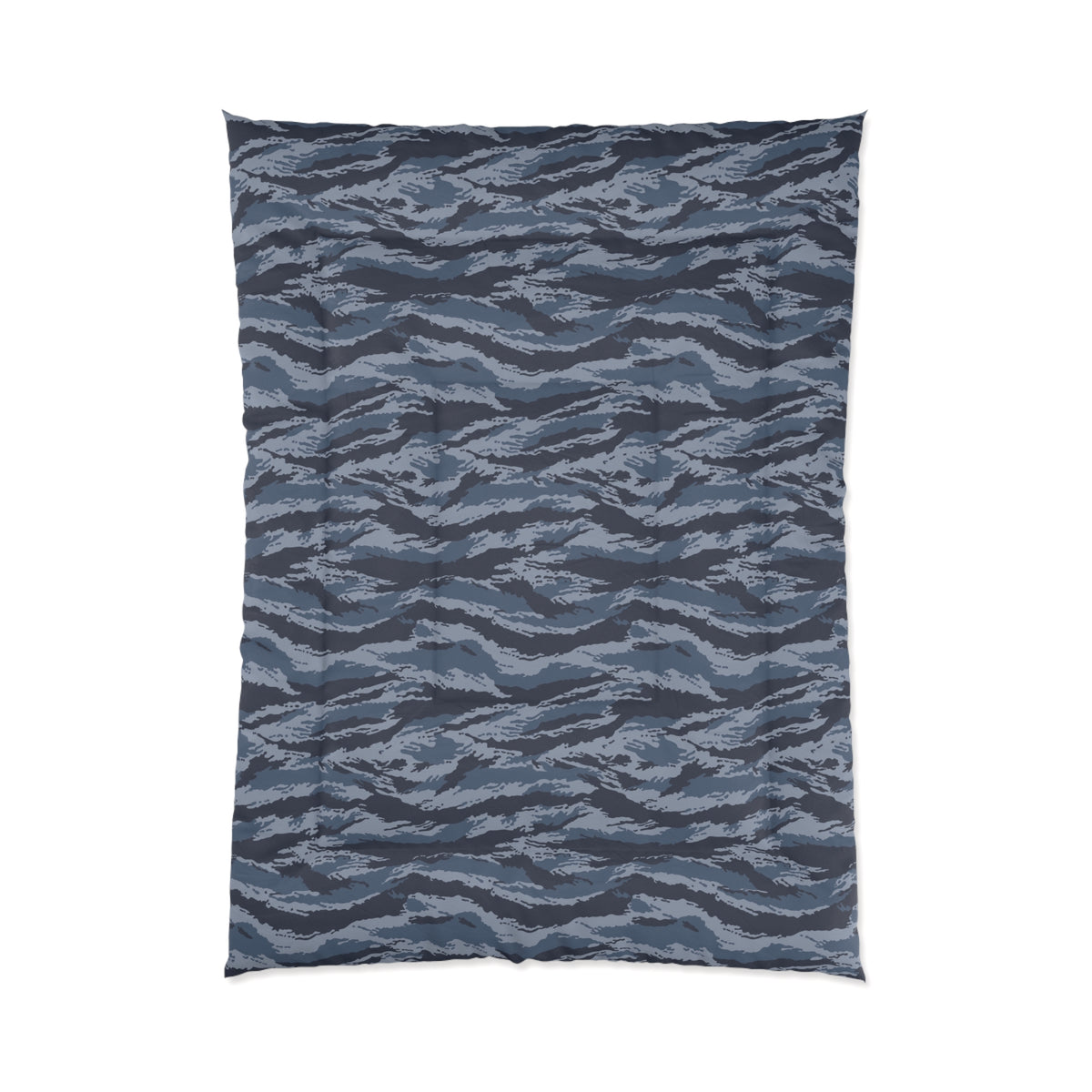 Kamysh Blue Camo Twin Bed Comforter