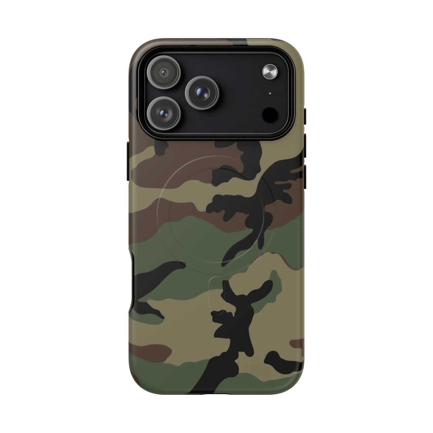 M81 Woodland Camo MagSafe iPhone 17 Pro Max Field Case _ Concealing Coloration