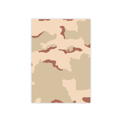 Three-Color Desert Camo Post-it Notepad _ Concealing Coloration
