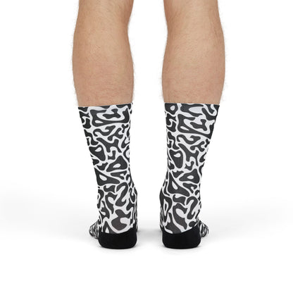KMA Bacteria Camouflage Crew Socks - Concealing Coloration