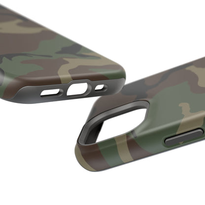 M81 Woodland Camo Magsafe iPhone 15 Field Case _ Concealing Coloration
