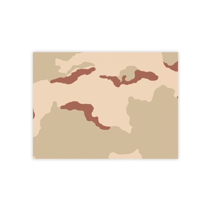 Three-Color Desert Camo Post-it Notepad _ Concealing Coloration