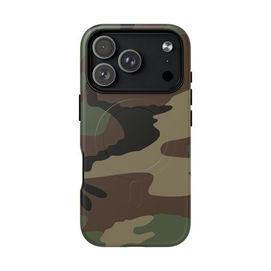 M81 Woodland Camo MagSafe iPhone 17 Pro Field Case