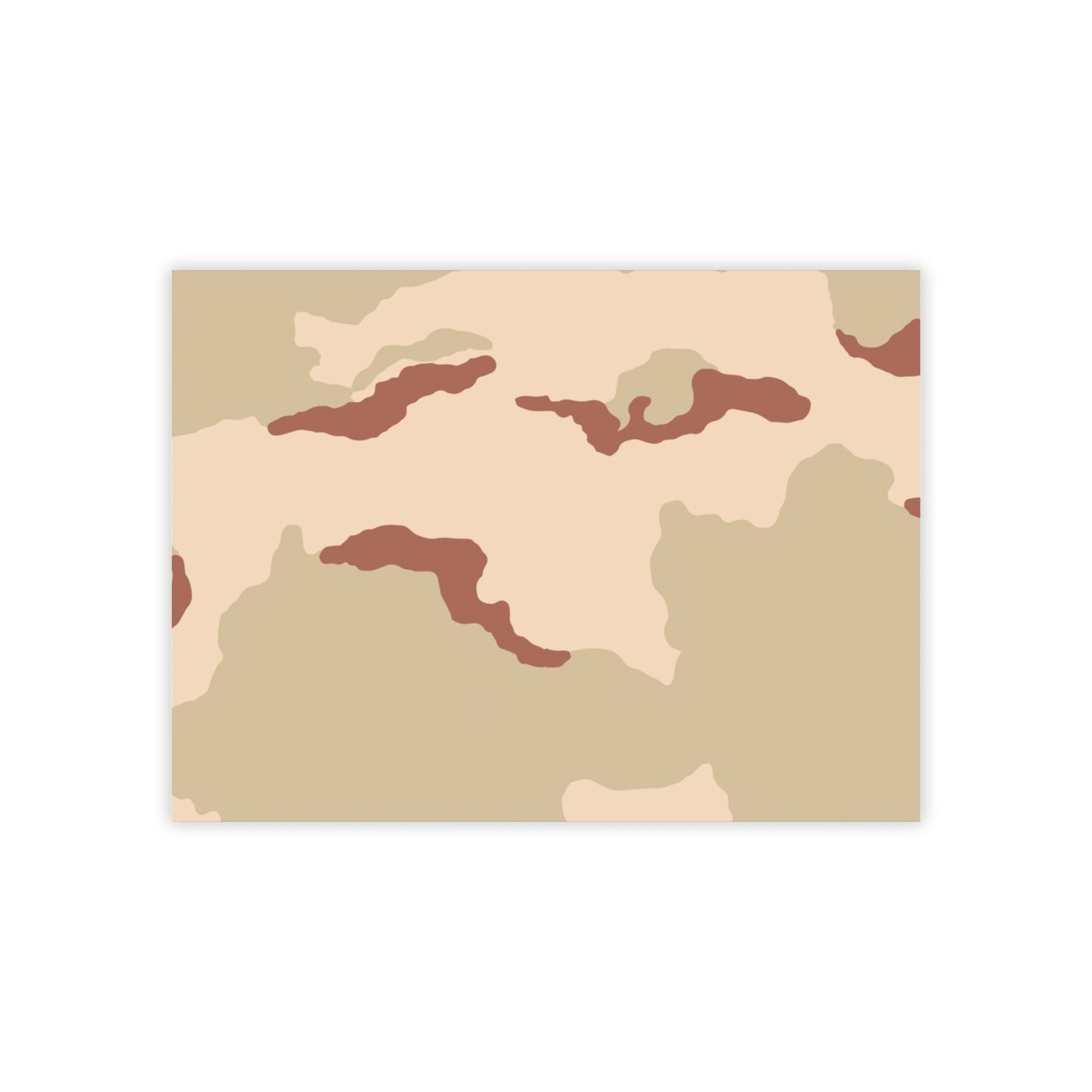 Three-Color Desert Camo Post-it Notepad _ Concealing Coloration