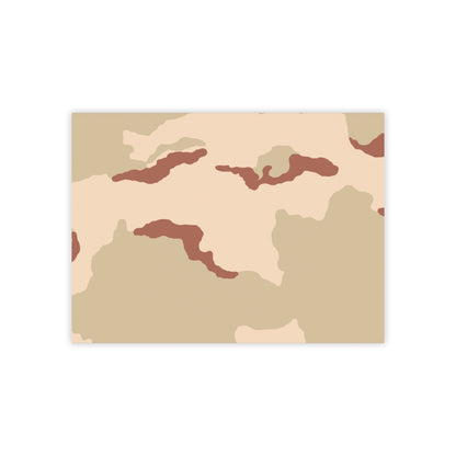 Three-Color Desert Camo Post-it Notepad _ Concealing Coloration