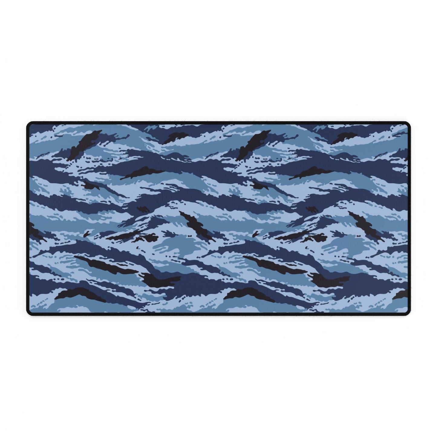 Kamysh Blue Camo Computer Desk Mat