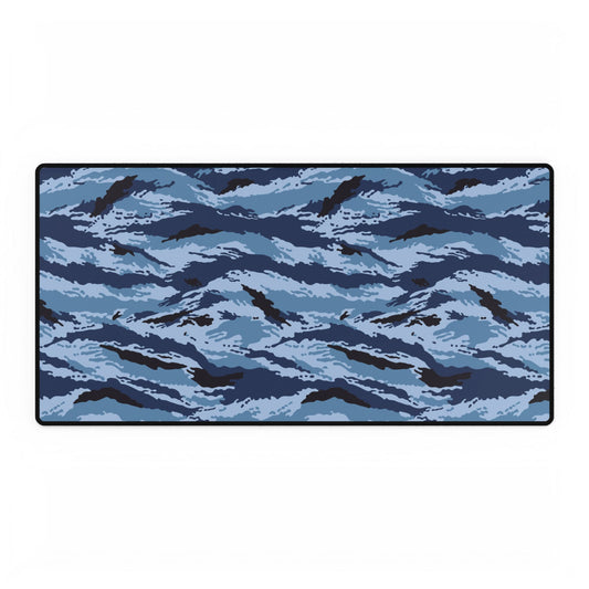 Kamysh Blue Camo Computer Desk Mat