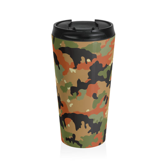 Leibermuster Camo Stainless Steel Travel Mug.