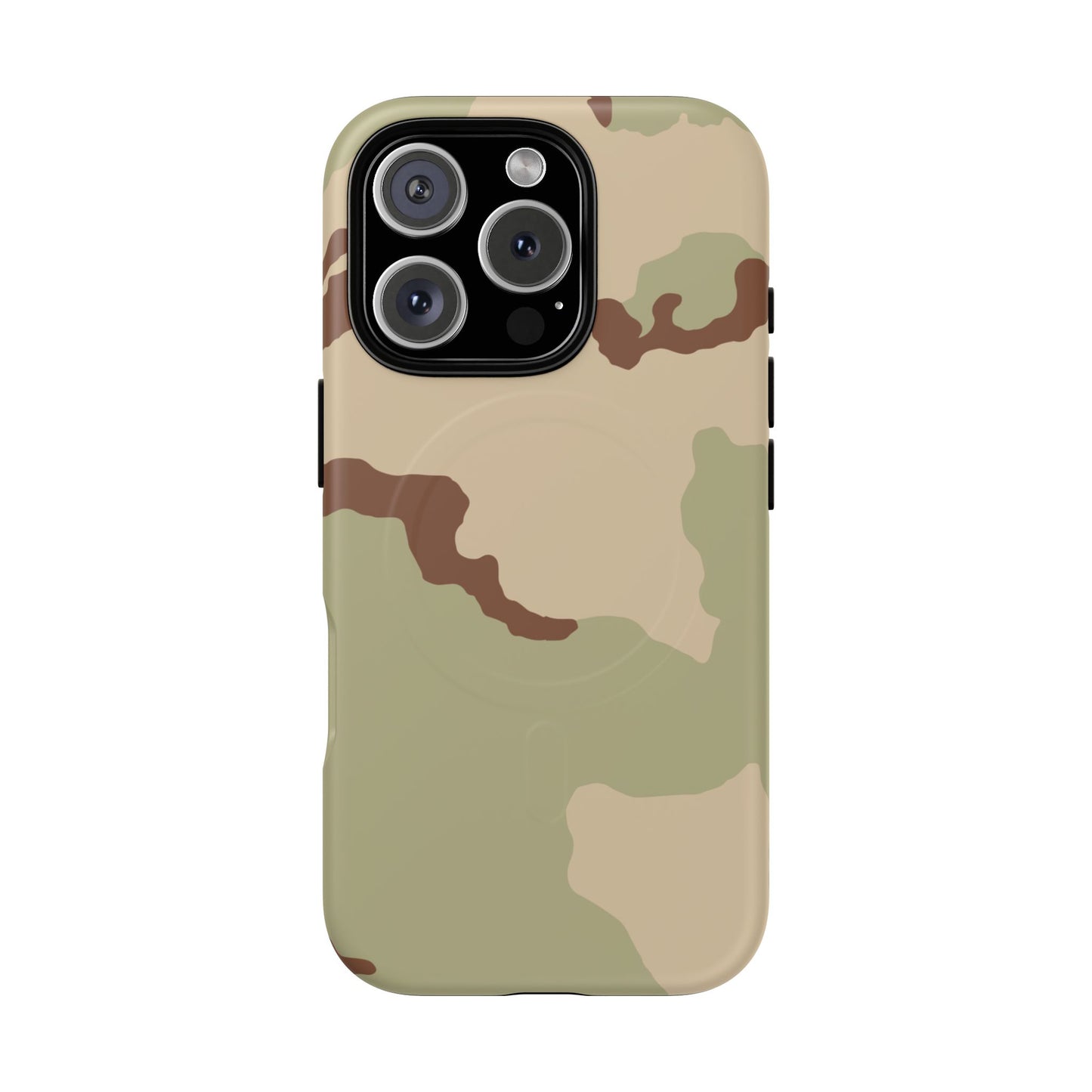 Three-Color Desert Camo MagSafe iPhone 16 Pro Field Case