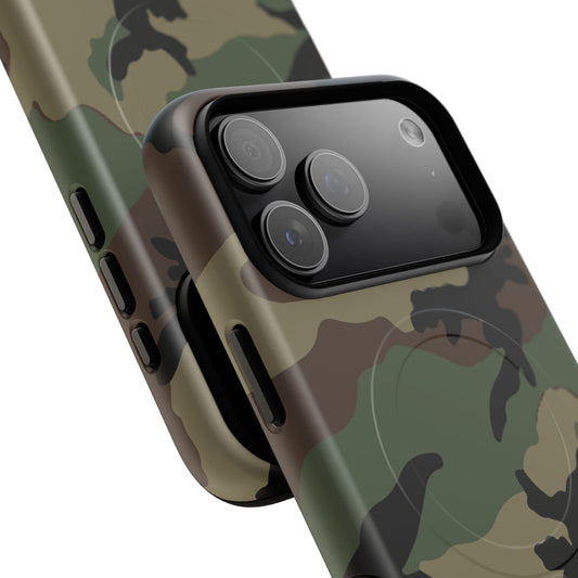 M81 Woodland Camo MagSafe iPhone 17 Pro Max Field Case