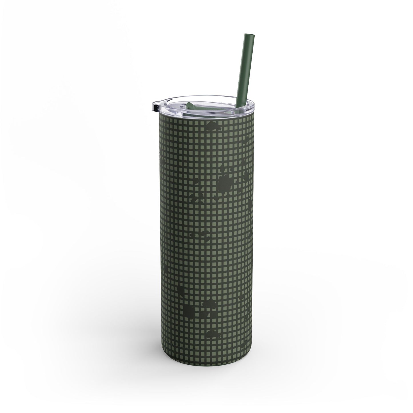 Desert Night Camo Skinny 20oz Tumbler with Straw