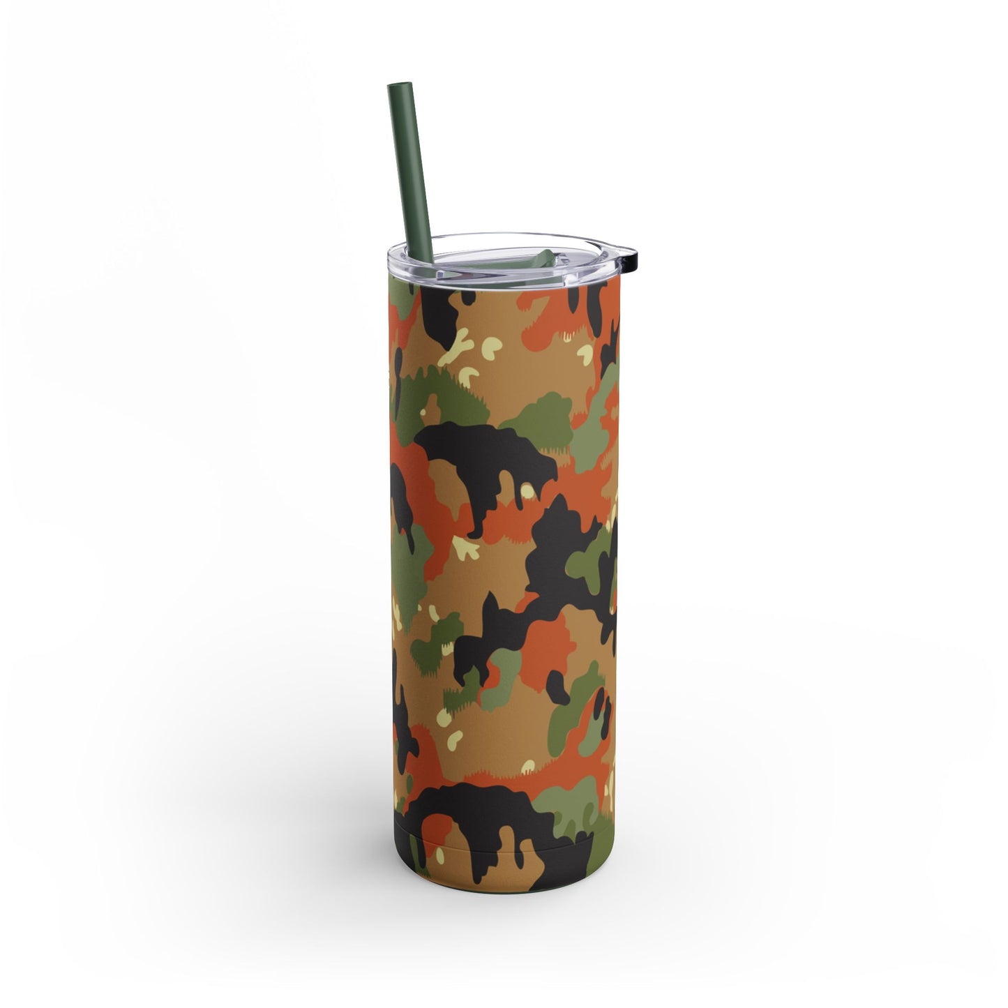 Leibermuster Camo Skinny 20oz Tumbler with Straw.