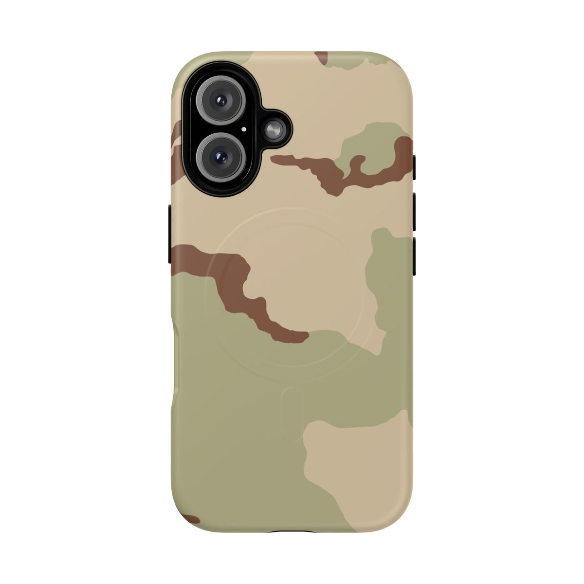 Three-Color Desert Camo MagSafe iPhone 16 Field Case
