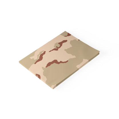 Three-Color Desert Camo Post-it Notepad _ Concealing Coloration