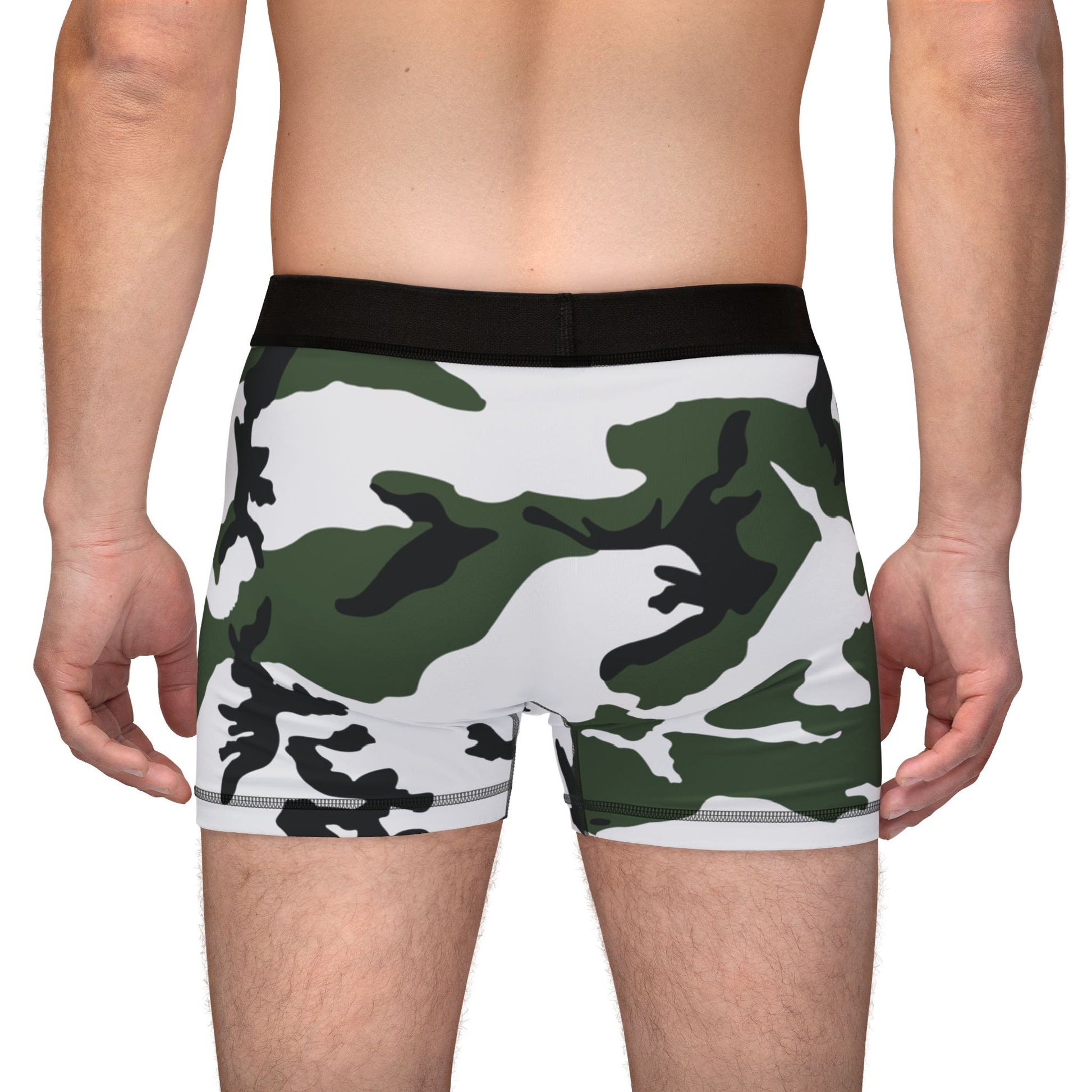 Three-Color Snow Camo Boxer Briefs _ Concealing Coloration