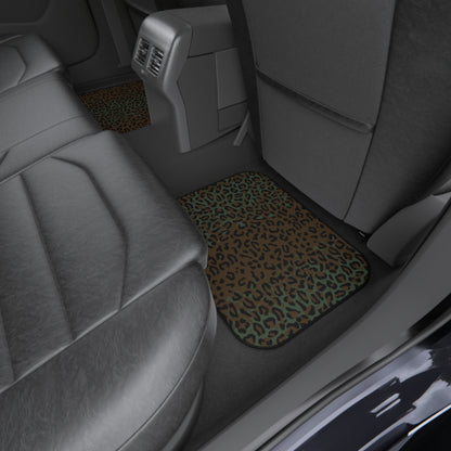 Leopard Spot Camo All-Weather Car Mats (Set of 4)