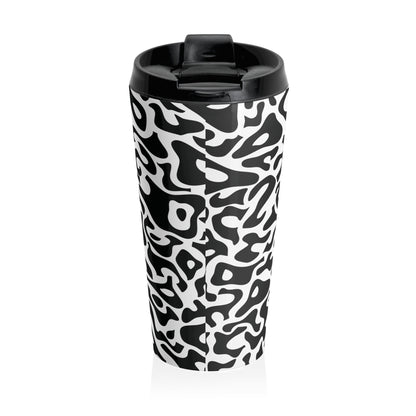 Bacteria Camo (KMA) 15oz Stainless Steel Travel Mug - Concealing Coloration