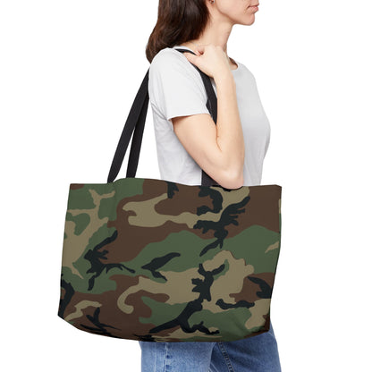 M81 Woodland Camo Horizontal Tote Bag