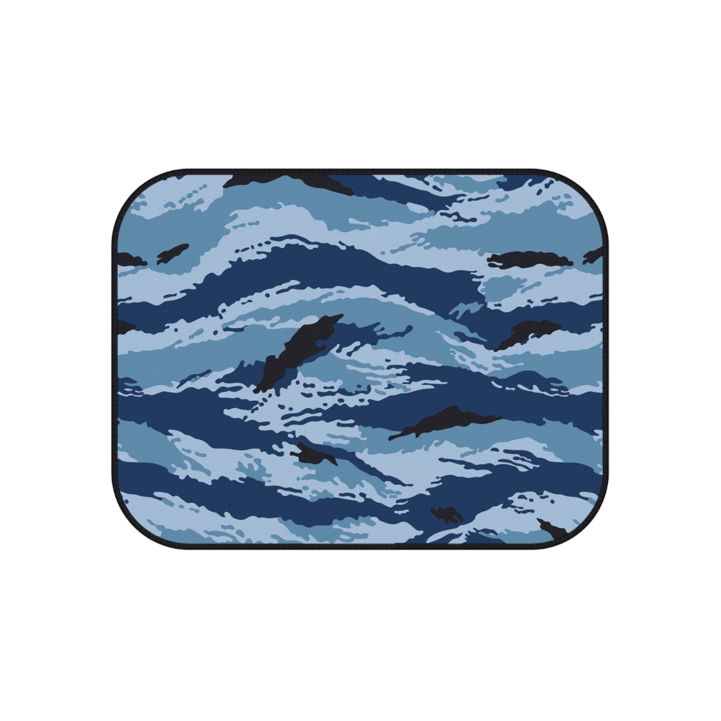 Kamysh Blue Camo All-Weather Car Mats (Set of 4)