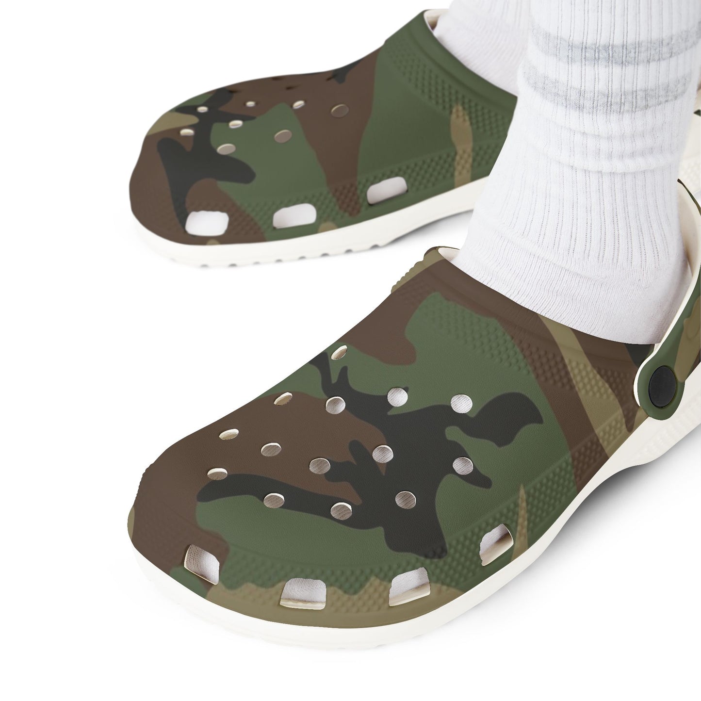 U.S. M81 Woodland Camo EVA Clogs