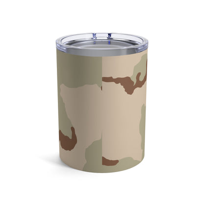 Three-Color Desert Camo 10oz Tumbler.