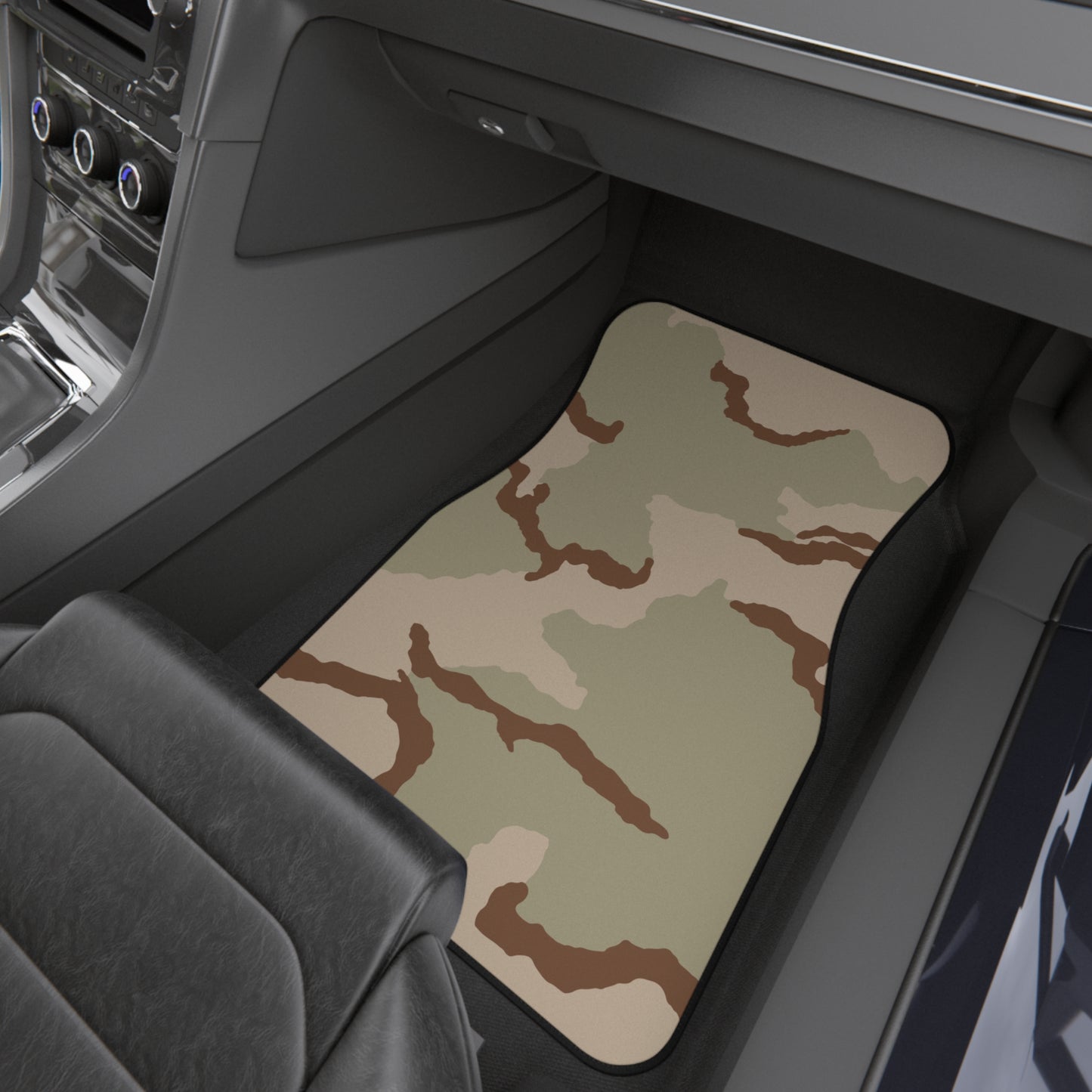 Three-Color Desert Camo All-Weather Car Mats (Set of 4)