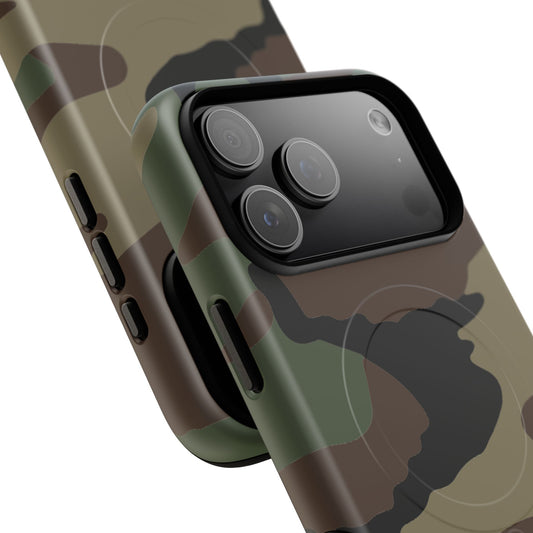 M81 Woodland Camo MagSafe iPhone 17 Pro Max Field Case