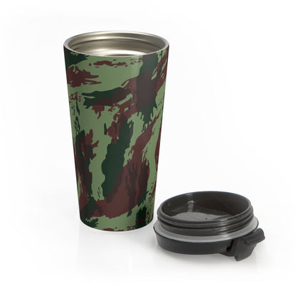 Portuguese Lizard Camo Stainless Steel 15oz Travel Mug.