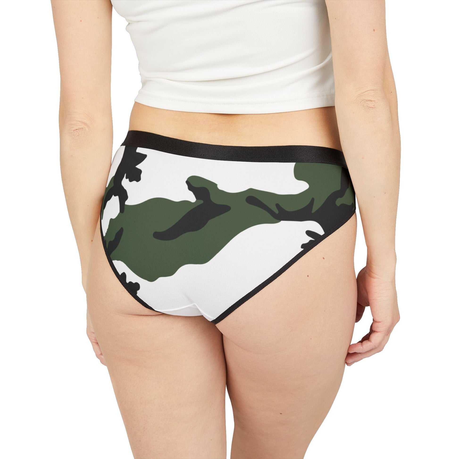 Three-Color Snow Camo Women's Panties