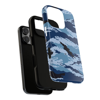 Kamysh Blue Camo MagSafe iPhone Field Case