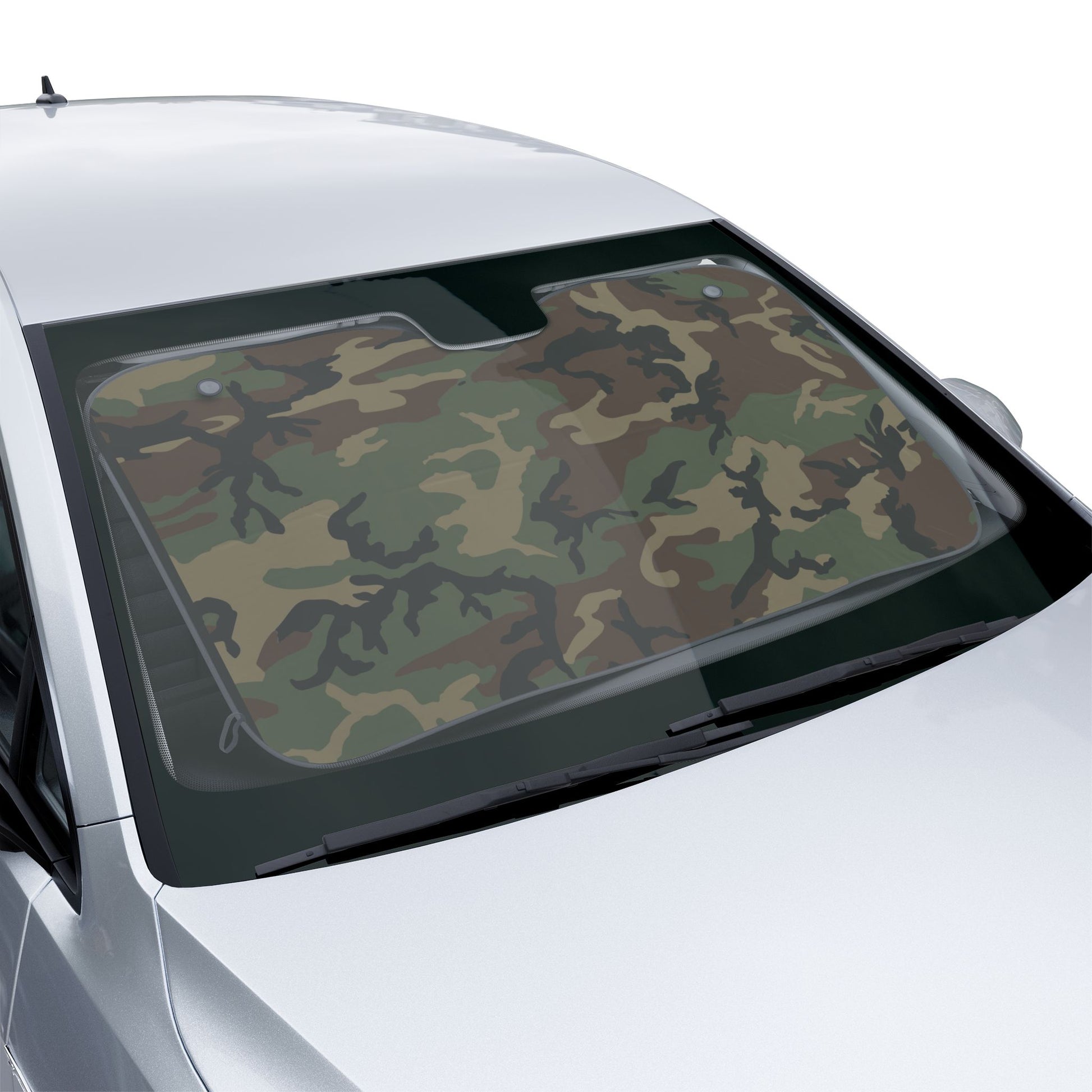 M81 Woodland Camo Windshield Sun Shade