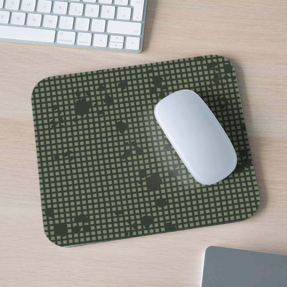 Desert Night Camo Mouse pad - white