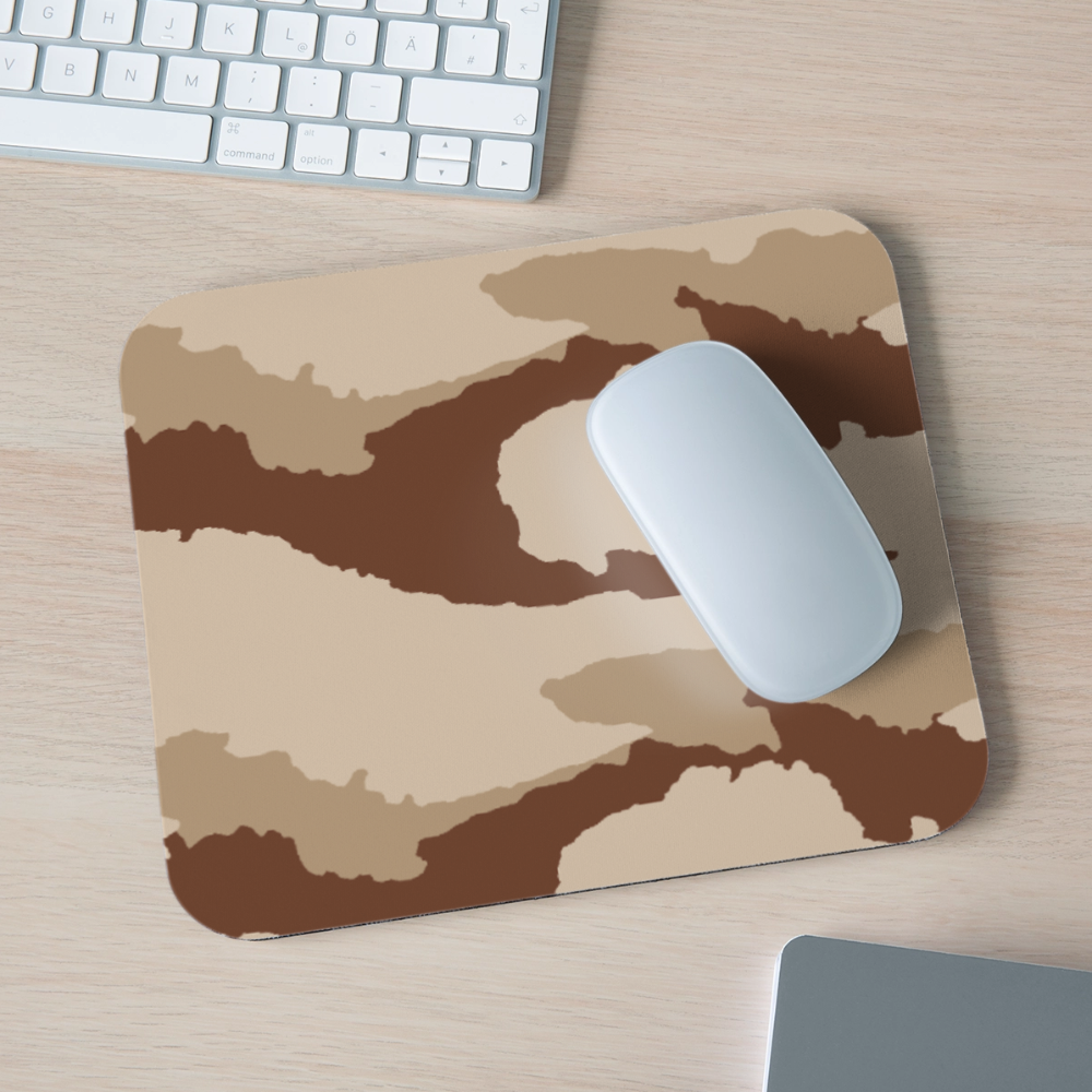Daguet Desert Camo Mouse pad - white