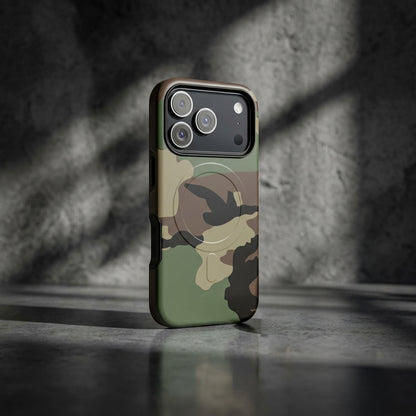 M81 Woodland Camo MagSafe iPhone 17 Pro Field Case